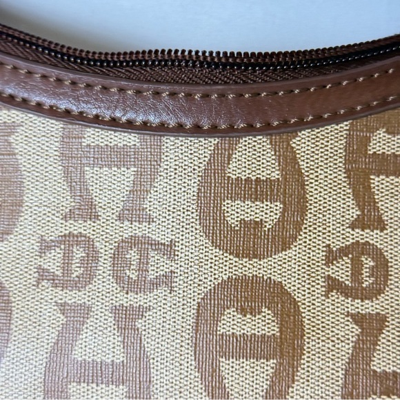 Etienne Aigner 90’s Women Brown Tan Shoulder Bag Leather Small Casual Party Chic - Picture 7 of 16